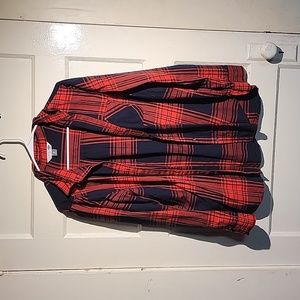 Flannel button up shirt